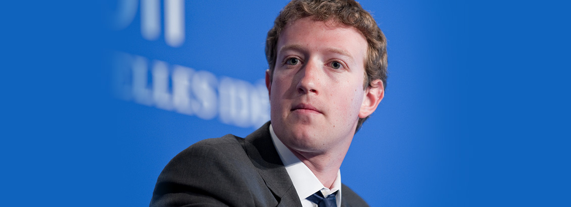 Retrato de Mark Zuckerberg, CEO de Facebook Meta