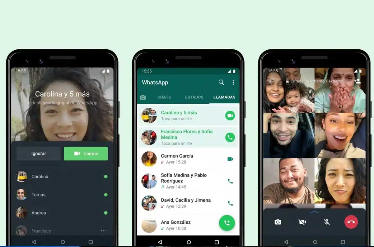 videollamadas grupales por whatsapp