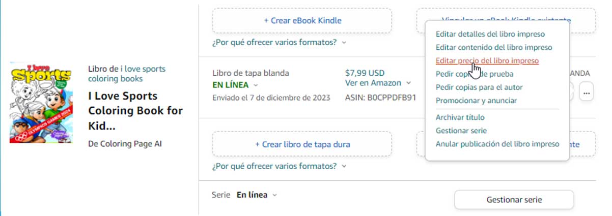 dudas publicar libro en amazon